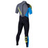 Mystic Crossfire 3/2 Kitesurf Brazo Corto Cremallera Trasera 2014 - Azul