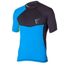 Mystic Crossfire Kitesurf Ss Camisa De Lycra 2015 - Azul