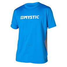 Mystic Majestic Loosefit Kitesurf Ss Camisa De Lycra 2015 - Azul Mystic Majestic Loosefit Kitesurf Ss Camisa De Lycra 2015 - Azul