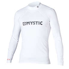 Mystic Estrella Kitesurf Ls Camisa De Lycra - Blanco Mystic Estrella Kitesurf Ls Camisa De Lycra - Blanco