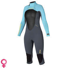 Mystic Para Mujer De La Estrella 4/3 Kitesurf Pierna Corta Brazo Largo 2014 - Gris