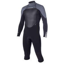 Mystic Estrella 3/2 Flatlock Pierna Corta Brazo Largo Traje 2015 - Gris