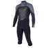 Mystic Estrella 3/2 Flatlock Pierna Corta Brazo Largo Traje 2015 - Gris