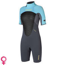Mystic Para Mujer De La Estrella De Shorty 3/2 Kitesurf Traje 2014 - Gris Mystic Para Mujer De La Estrella De Shorty 3/2 Kitesurf Traje 2014 - Gris