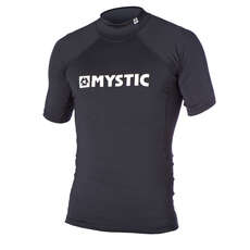 Mystic Estrella Kitesurf Ss Camisa De Lycra - Negro Mystic Estrella Kitesurf Ss Camisa De Lycra - Negro