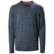 Musto Amalgam Crew Neck Knit - Azul Marino / Blanco - Lmkn101-598 Musto Amalgam Crew Neck Knit - Azul Marino / Blanco - Lmkn101-598