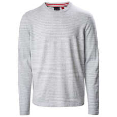 Musto Amalgam Crew Neck Knit - Gris / Blanco - Lmkn101-949 Musto Amalgam Crew Neck Knit - Gris / Blanco - Lmkn101-949
