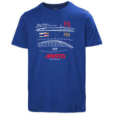 Camiseta Musto Flying Dutchman - Azul - Lmts092-581 Camiseta Musto Flying Dutchman - Azul - Lmts092-581