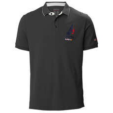 Polo De Secado Rápido Musto Sardinia - Carbono - Lmps082-844
