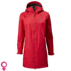 Chaqueta De Lluvia Para Mujer Musto Sardinia - Rojo - Swjk036-162