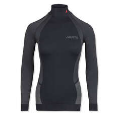 Musto Womens Active Base Layer Manga Larga Top - Negro