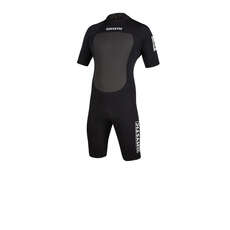 Traje De Neopreno Mystic Brand 3 / 2Mm Shorty Back-Zip Flatlock - Negro Traje De Neopreno Mystic Brand 3 / 2Mm Shorty Back-Zip Flatlock - Negro