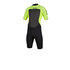 Traje De Neopreno Mystic Brand 3 / 2Mm Shorty Back-Zip Flatlock - Negro / Lima