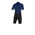 Traje De Neopreno Mystic Brand 3 / 2Mm Shorty Back-Zip Flatlock - Azul Marino