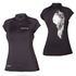 Diva Mística Shortsleeve Para Mujer Camisa De Lycra - Negro