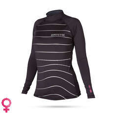 Mystic Para Mujer De La Estrella Manga Larga Camisa De Lycra - Negro
