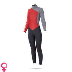 Mystic Para Mujer Diva 4 / 3Mm Gbs Backzip Traje - Coral Mystic Para Mujer Diva 4 / 3Mm Gbs Backzip Traje - Coral