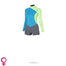 Mystic Womens Diva 3 / 2Mm Gbs Longarm Bz Super Shorty - Verde Azulado