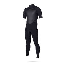 Mystic Estrella 3/2 Flatlock Brazo Corto Traje 2015 - Negro