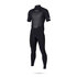 Mystic Estrella 3/2 Flatlock Brazo Corto Traje 2015 - Negro