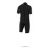 Mystic Star 3/2 Flatlock Shorty Wetsuit - Negro