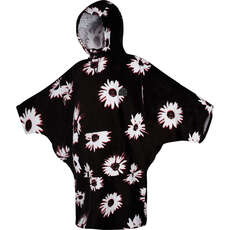 Poncho Donna Mystic - Nero / Bianco