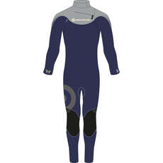 Neil Pryde Firewire Ice Traje De Vapor 5/4/3 Mm - Azul Marino / Plateado
