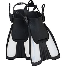 Aletas Cortas De Snorkel/Natación Ocean Blue Avance-Pro - Negras Aletas Cortas De Snorkel/Natación Ocean Blue Avance-Pro - Negras