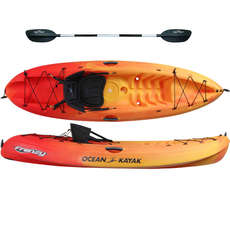 Ocean Kayak Frenzy - Sentado En El Top Kayak - Sunrise - Paddle Gratis