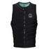Mystic Check Out Wake Board Chaleco De Impacto Con Cremallera Frontal - Negro 220147