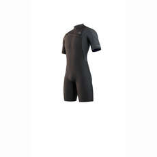 Traje De Neopreno Corto Con Cremallera Frontal Mystic Marshall 3/2 Gbs - Negro / Gris 220083
