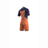 Traje De Neopreno Corto Con Cremallera Frontal Mystic Marshall 3/2 Gbs - Negro / Gris 220083