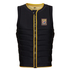 Mystic The Dom Wake Boarding Chaleco De Impacto Con Cremallera Frontal - Negro / Amarillo 220146