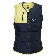 Gilet Antiurto Da Donna Mystic Dazzled Wake Boarding Con Zip Frontale - Blu Notte