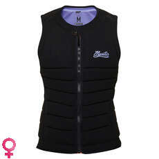 Chaleco De Impacto Con Cremallera Frontal De Embarque De Mujer Mystic Juice Wake - Negro/púrpura