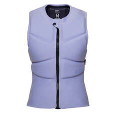 Chaleco De Impacto Con Cremallera Frontal Para Mujer Mystic Star Kite Surf - Lila Pastel