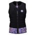Mystic Mujeres Zodiac Wake Boarding Chaleco De Impacto Con Cremallera Frontal - Negro/púrpura