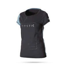 Manga De La Diva Mística Para Mujer Uv50 Corto De Secado Rápido Top - Negro