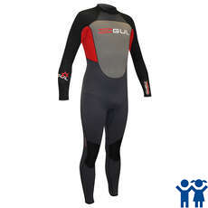 Gul Respuesta Vapor 5/3 Mm Junior Traje - Gris / Rojo