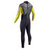 Traje De Neopreno Gul Response 4 / 3Mm Bs - Negro / Lima - Re1246-B7