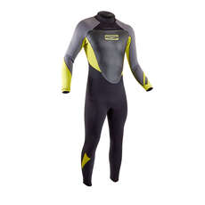 Traje De Neopreno Gul Response 4 / 3Mm Bs - Negro / Lima - Re1246-B7