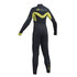 Gul Junior Respuesta 5 / 4Mm Cz Puntada Invisible Traje - Negro / Lima