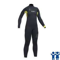 Gul Junior Respuesta 5 / 4Mm Cz Puntada Invisible Traje - Negro / Lima