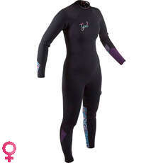 Traje De Neopreno Gul Para Mujer Response 5 / 4Mm Blindstitch - Negro / Tie-Dye - Re1266-B8
