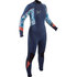 Traje De Neopreno Gul Junior Girls Response B / S 5 / 3Mm - Indigo / Paisley - Re1278-B8