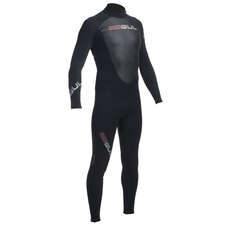 Gul Respuesta 4/3 Mm De Puntada Invisible Vapor Traje - Negro / Negro