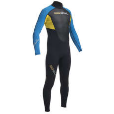 Gul Respuesta 4/3 Mm De Puntada Invisible Vapor Traje 2015 - Negro / Azul El?ctrico