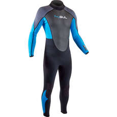 Traje De Neopreno Gul Response 3 / 2Mm Fl - Negro / Azul - Re1321-B7