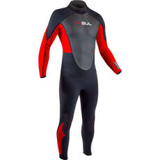 Traje De Neopreno Gul Response 3 / 2Mm Fl - Negro / Rojo - Re1321-B7 Traje De Neopreno Gul Response 3 / 2Mm Fl - Negro / Rojo - Re1321-B7