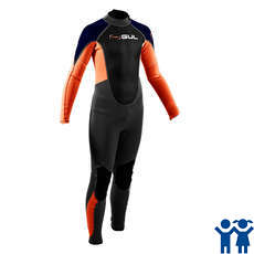Traje De Neopreno Gul Junior Response 3 / 2Mm - Gris / Azul - Re1322-B7